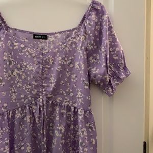 NWT Purple Flowery Dress